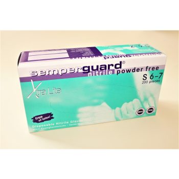   Semper vizsgálókesztyű - Nitril (200db/doboz S, M, L) (180db XL)