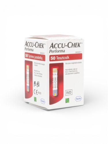 Accu-Chek Performa vércukormérő tesztcsík (50db/doboz)