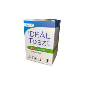 Ideál vércukormérő tesztcsík (50db/doboz)