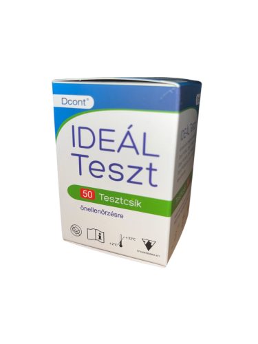 Ideál vércukormérő tesztcsík (50db/doboz)