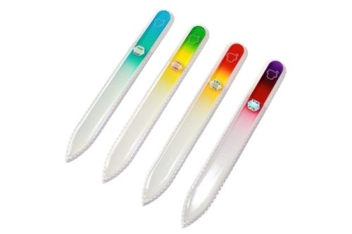 Körömreszelő üveg, nagy (Solingen 11)